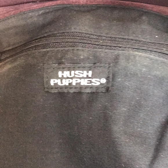 Hush Puppies Small Suede Crossbody Purse Chocolate Brown - Picture 7 of 7